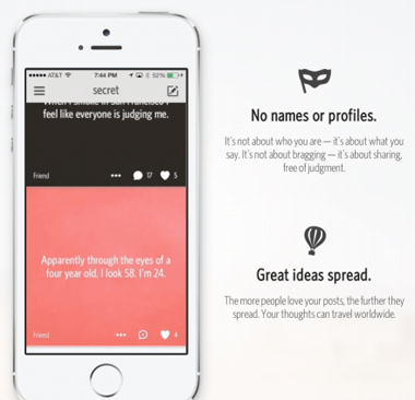 Secret, la aplicacion de mensajeria anónima que está revolucionando Silicon Valley