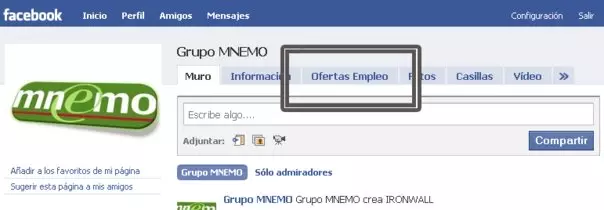 Sus ofertas en Facebook