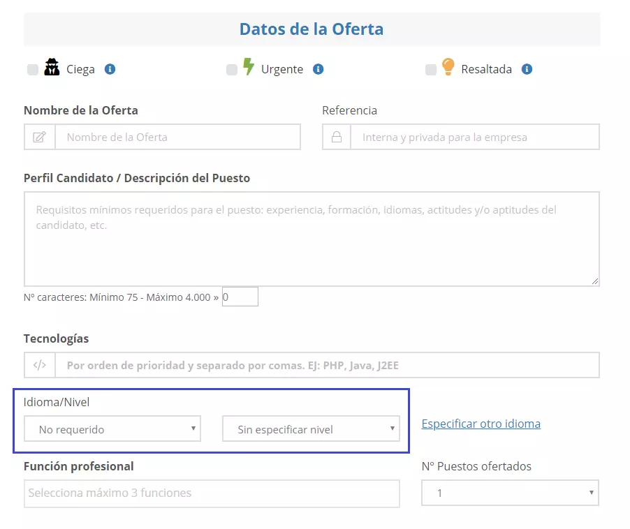 Recluta a los profesionales IT más internacionales